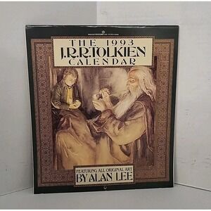 J.R.R. Tolkien Calendar 1993 Lord of‎ the Rings Middle-Earth Alan Lee